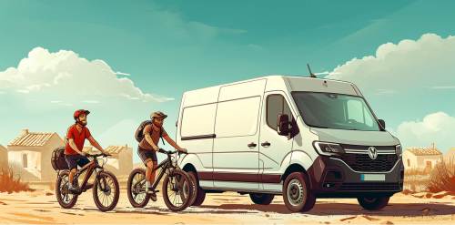 rent van spain for a mountain bike adventure