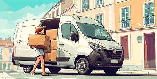 rent van spain for moving boxes